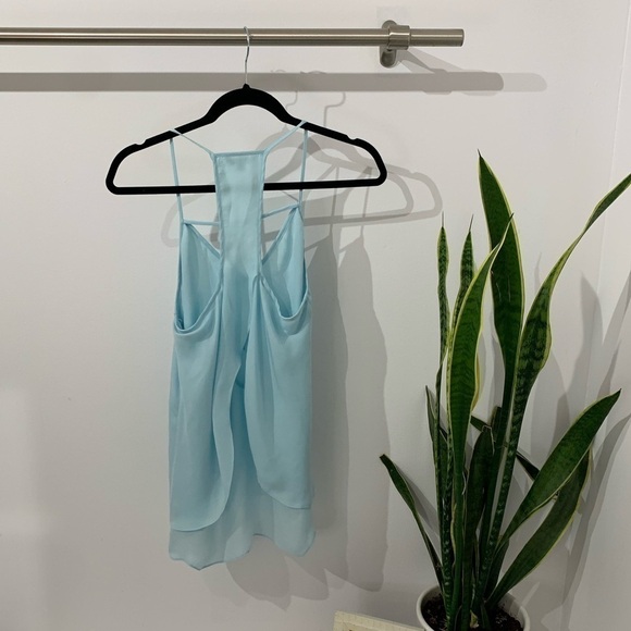 GUESS - TOP baby blue - size small - Picture 2 of 4